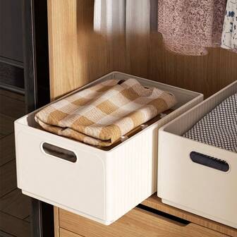 2/1 st vikbar förvaringslåda i plast, multifunktionell förvaringslåda i lådformat, stor garderobslåda, kosmetikaförvaringslåda, strumpförvaringslåda, lämplig för garderobsorganisering, skrivbordsförvaring, rumsförvaring, badrumsförvaring, köksförvaring, sovsal