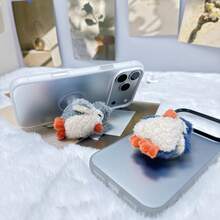 Wnter Plush Penguin Stand Phone Case Compatible With IPhone 14 Pro/17 Pro Max, 13/15 Pro Max/15 New 16 Pro Max, Suitable For Girls, 17/ Galaxy S24 Ultra/S24 Plus/S24/S23 Ultra/S23 Plus/S23/S22 Ultra/S22 Plus/S22/S21 Ultra/S21 Plus/S21 FE/S23 FE/S20 FE/S20 Ultra/S20 Plus/S20 FE, OPPO A5x/C1, 2 3 4 5 6 7 8 9/9 8 7 6 5 4 3 2 1, OPPO A1 2 3 4 5 6 7 8 9 9 8 7 6 5 4 3 2 1, Viewing Companion Phone Case - White - View 9