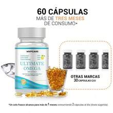 MVPCARE Ultimate Omega 1280mg, 60 cápsulas blandas Sabor Limón Para 1 mes - 60 pastillas - Ver 3