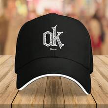 1PC, Fashionable And Unique Junk Opera The Ultimate Peon Printed Pattern, Adjustable Outdoor Sports, Back-To-School Season, Perfect Father's Day Sun Hat, Sandwich Birthday Gift Baseball Cap (Y36) - 黑色 - 查看 9