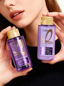 L'Oreal 限量版奢华洗发水和护发素套装 - 深层修护，抚平毛躁 | 情人节和生日的完美礼物 - 金紫色 - 查看 1