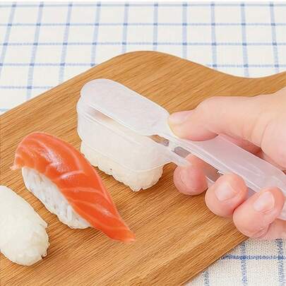 1pc/2pcs Sushi Mold Set - Includes Boat/Boat/Carousel Shaped Molds, Suitable For Homemade Sushi, Bento Box, Party, Meals, Easy To Use, Suitable For Chefs And Home Cooks
