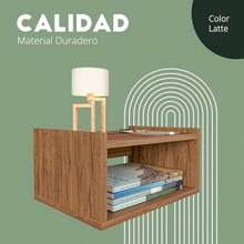 buros para recamaraMORU Buros para Recamara Flotante Moderno Mesita de Noce con Estante Mueb para Recamara Mesa iliar de Almacenamiento To liero Buro Practico y Estetico eco en Mexico Latteburos para recamara - 1 - Ver 5