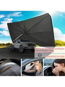 Protector Parabrisa Cubre Sol Coche Parasoles Auto Sombrilla - M - Ver 5