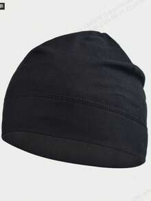 1pc/2pcs/4pcs/6pcs Outdoor Fleece Warm Hat, Windproof Warm Headwear For Cycling, Running - Black - View 8