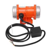 Concrete Vibrator Motor 3600RPM Maximum Speed IP66 Waterproof Aluminum Alloy Shell Single Phase Micro Vibrating Motor 30W 0.26A (20KG Vibration Force) - Tipo de Enchufe A USA (110-127V) - Ver 1