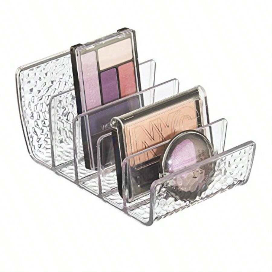 vanity tocador Rain Cosmetic Palette Organizer for Vanity Cabinet to Hold Makeup Beauty Products - Clear - transparente - Ver 1