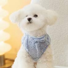 In Autumn And Winter, Dog Clothes Can Be Pulled, Simple And Solid Color, Two-Legged Down Jacket, Bigger Than Bear, Cat, Warm Vest, Pet Clothing. - 黃色 - 查看 3
