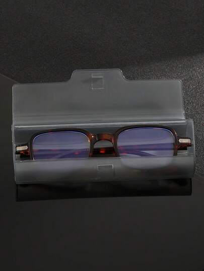 一副经典方形时尚眼镜，配有眼镜盒，用途广泛，适合驾驶、钓鱼、徒步旅行、骑行、跑步、高尔夫和日常佩戴。