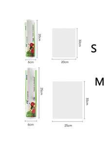 200个/包 加厚易撕式食品保鲜袋，耐冷冻耐高温，经济实惠的家用密封袋 - 無色 - 查看 7