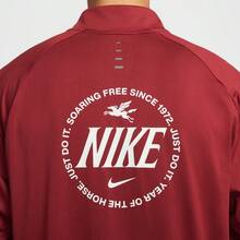 Nike Men's AS M NK DF STRIDE CNY HZ TOP G POLO Knit Collared Long Sleeve Shirt TIQ3818-613 - Red - View 5
