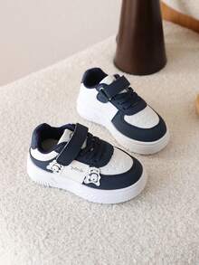 1 Pair Kids/Toddlers Soft Sole Shoes, Boys/Girls Sports Running Shoes - Royal Blue - View 5