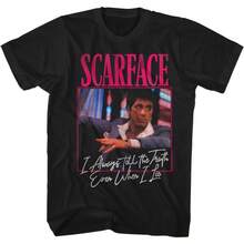 Scarfaces Always Black Adult T-Shirt - 款式9 - 查看 1
