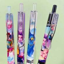 Themed Black Gel Pen 0.5mm 1pc Random Style Student Writing Pen Christmas Stocking Filler Supplie - Multicolor - View 8