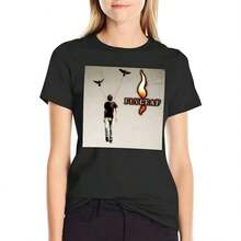 Flyleaf Logo T-Shirt Female Blacks Sweat New Edition Cropped T Shirts For Women - Black - View 1