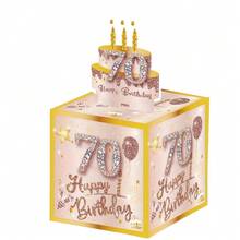 16/18岁生日拉出式红包礼盒，内含贺卡，创意惊喜派对生日红包礼盒 - 彩色 - 查看 15