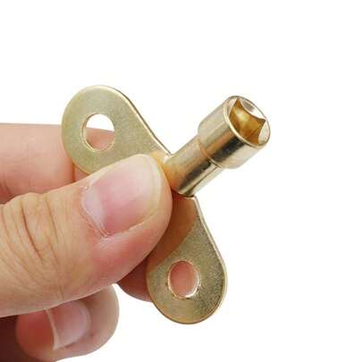 2 piezas Llave de grifo de servicio pesado, con enchufe cuadrado de 6 mm, mango ergonómico y construcción duradera, adecuada para conexiones de tuberías. Esta herramienta de válvula de aire es aplicable para uso doméstico e industrial.