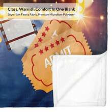 Soft Cartoon Blanket Multifunctional Comfortable Throw Cozy Plush Fleece Versatile Bedding Sofa Decor Warm Gift - 彩色 - 查看 8