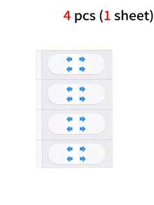 32 قطعة (8 ورقات) شريط رفع الوجه، شريط مكياج غير مرئي، لرفع الوجه والرقبة، شريط رفع الوجه والذقن على شكل V، للاستخدام قبل المكياج، شريط للقناع، شريط رفع وتشديد الذقن غير مرئي - متعدد الألوان - مشاهدة 11
