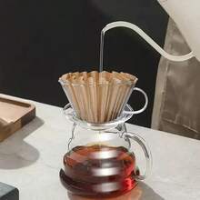 50pcs/Pack 1-2 Cup Small Coffee Filter Papers, Disposable Filter Baskets Suitable For Kalita Wave 155 Series Drip Coffee Pot, Single Serve Coffee Pot, Pour Over Coffee And Drip Coffee Maker, Fit For 1-2 People Use - One Size - View 5
