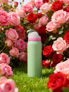 O-Wa-Laa 'Camo Green'Insulated Stainless Steel Water Bottle With Straw, Sports Water Bottle, Great For Travel, 32 Oz, This Natural Color Will Make You Feel Comfortable And Full Of Vitality. It Is Suitable As A Gift For Birthdays, Halloween, Thanksgiving, Valentine's Day, Christmas And New Year. - Màu xanh Ô liu - Xem 3