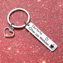1pc TV Show Lover Key Chain Bestie Keychain Thank You Gift For Friend Jewelry Coworkers Gift - Silver - View 3