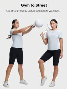 HOTSUIT Women's Sauna Sweatshirt Suitable For Running And Workout - Light Grey - View 8