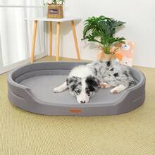 1 pièce Lit/tapis pour animaux de compagnie en tissu Oxford et sherpa, imperméable, anti-fuite, anti-salissures, anti-morsure, amovible et lavable, doux et confortable, chaud, pour petits, moyens et grands chiens et chats, toutes saisons, de haute qualité, disponible en plusieurs couleurs - Multicolore - Voir 5