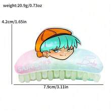 Mattel 1个偶像女团动漫人物发夹，时尚可爱发饰 - 彩色 - 查看 11