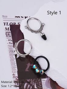 3件套Y2K风格16G鼻环链鼻中隔饰品蝴蝶、蛇、月光石鼻中隔环穿刺饰品不锈钢唇环仿珍珠鼻中隔卡扣环和马蹄形外星人星星杠铃铰链鼻中隔环耳廓、耳屏、耳骨、耳廓内侧、耳软骨耳环鼻中隔鼻环环穿刺饰品垂坠链鼻环男女通用10mm派对约会日常佩戴 - 粉色 - 查看 12