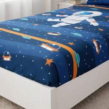 Children's Bedding Set For Boys And Girls, Printed In Micropercal - 太空人 - 查看 3