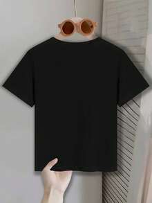 boys  t shirts camisas para niño  boys clothes ropa de niño boy clothes boy clothes for kids graphic kids clothes boys boy clothes teen boy clothes boy shirts cute tops - Negro (niños) - Ver 2