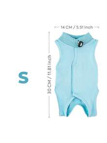 Lightweight Breathable Elastic Cat Spay/Neuter Suit, Summer, Anti-Lick Anti-Scratch Post-Surgery Wear - Multicolor - View 16