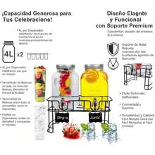 Beverage Ice Bucket & Beverage Dispensers - Black - View 7