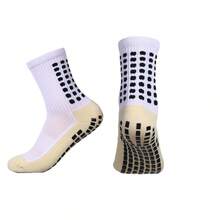 10/50pairs Football Socks For Girls Boys Sports Socks Towel Bottom Grip Socks Soccer Basketball Skateboard Rugby Exercise Athletic Socks, For Teenager - 50雙白色 - 查看 2