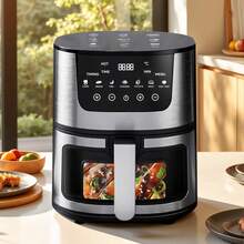Senmeo 7.5QT 8-In-1 Multi-Function Air Fryer, Upgraded Touch Control With Viewing Window & Stainless Steel Rack, Perfect For Family Dinners/Parties – Great For New Year & Winter Meals - 美規A型插(110-127V) - 查看 11