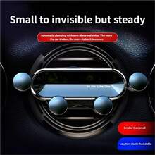 Retractable Gravity Car Air Vent Phone Holder, Universal Car Phone Mount For Navigation - Phone Stand - View 10