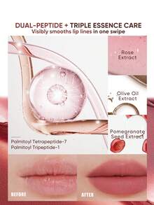 JUDYDOLL Cushion Lip Powder Cream, New Autumn/Winter Shades, Smoky Effect, Minimizes Lip Lines, Lightweight, Non-Transferring, Portable For Daily Use - N26 Resilient Pink - View 8