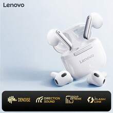 Lenovo TA100 Bluetooth Wireless Earbuds, TWS, Short-Stemmed Semi-In-Ear Design, Bluetooth 5.4, Touch Control, Long Battery Life, With Microphone, Compatible With Android And Apple Systems.