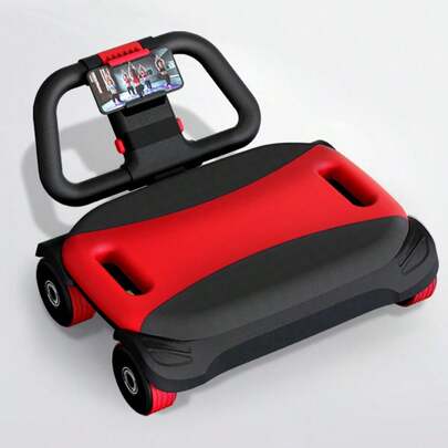 四轮自动回弹腹部滚轮，腹部肌肉塑形器，家用健身器材