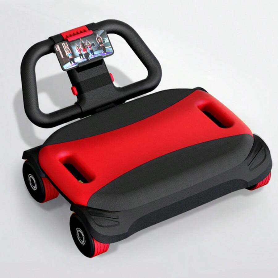 四轮自动回弹腹部滚轮，腹部肌肉塑形器，家用健身器材 - 彩色 - 查看 1