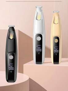 Mașină de tuns silențioasă pentru animale de companie, 50dB, reîncărcabilă și impermeabilă, cu lumină LED pentru labe, ochi, urechi, față și fund de câini și pisici mici, aparat de ras multifuncțional pentru animale de companie - Multicolor - Vizualizare 7