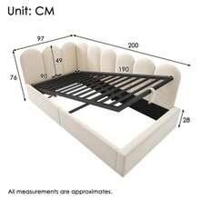 Bed Bases & Foundations - Beige - View 3