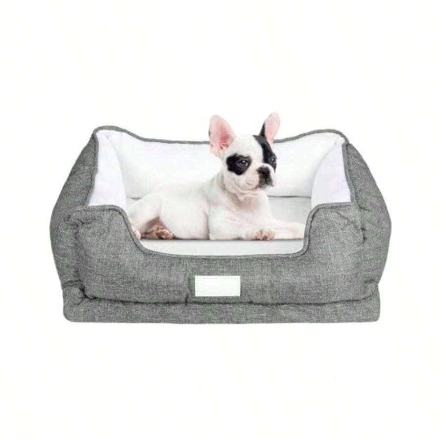 RED Cama para Perro Mediano Suave y elástico Cama ortopedica para Perros Antideizante y Lavable Sofá para Mascotas 21.6"*17.7"*10.2" - Medio - Ver 1
