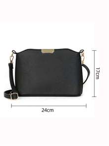 Casual Dome Crossbody Bags For Women, Fashion Shell Ladies Shoulder Bags For Daily Used, Commuting, Handbag For Gift - Black - View 3