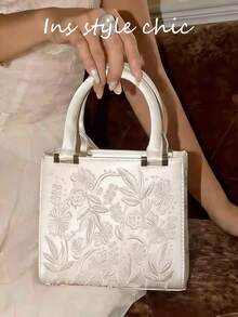 Elegant And Stylish Pearl Bags, Women's Mini Handbags, Women's Chain Crossbody Bags, Fashionable Small Handbags, Women's Luxury Designer Wallets, And Women's Fashion Bags. - Beige - View 1