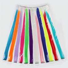 5pcs 22-Inch Wine Red Straight Hair Extensions With Shiny Threads, Thick Straight Hair Pieces Suitable For Women - Multicolor - View 2