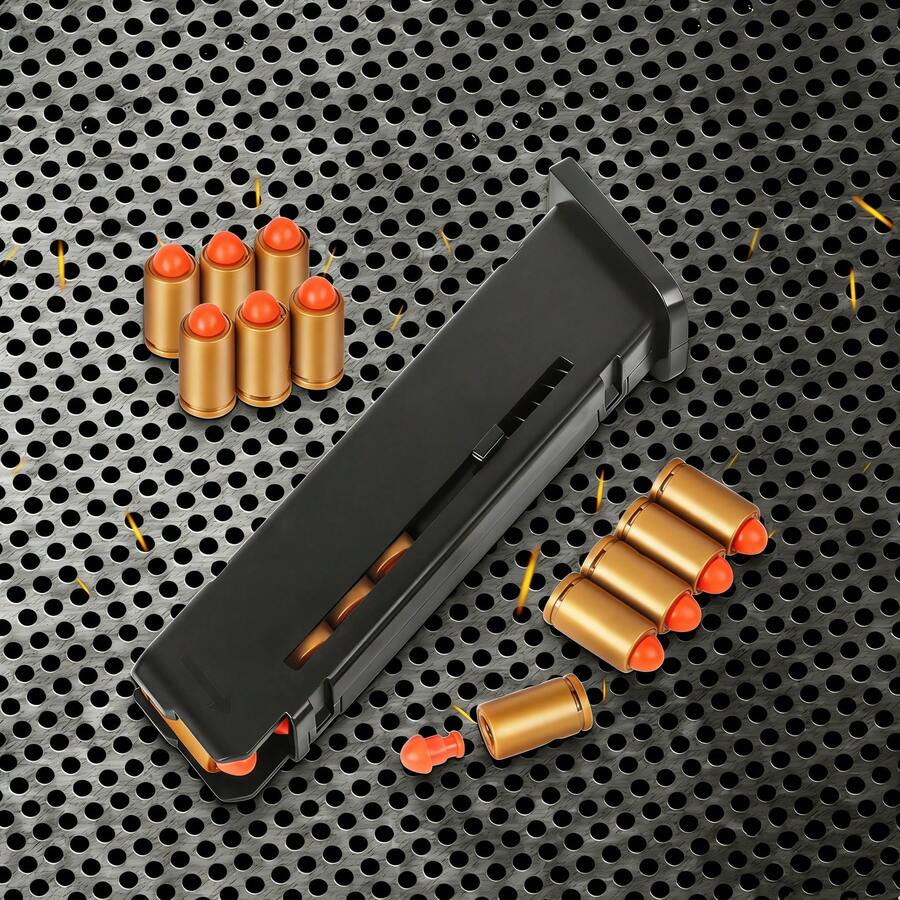 耐用且趣味十足的可互换子弹套装，适用于各种玩具枪