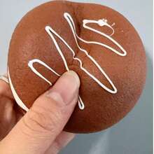 三层逼真扇形慢回弹捏捏乐，柔软慢回弹，减压解压玩具，生日、节日、舒缓情绪的完美礼物 - 彩色 - 查看 9