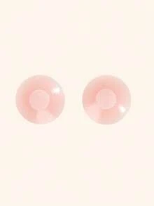 2/6/10pcs Reusable Lift Up Backless Bra Petals, Seamless Invisible Self-Adhesive Nipple Covers, Non-Slip Discreet, Suitable For Various Occasions - Baby Pink - View 17